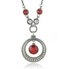 Red Rhinestone Necklace
